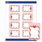 Avery Printable Tags with Sure Feed Technology, Rectangle, 2" x 3", Pre-Printed Pink Border with Red & Gold Bow Design, Matte White, Laser & Inkjet Compatible, 80 Total